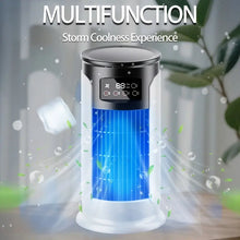 Portable Air Conditioner Humidifier Fan - 3-in-1 Mini Cooling Fan for Home and Office, Bedroom Fan with Digital Display, USB-Powered Powerful Cooling Air Conditioner for Household Use