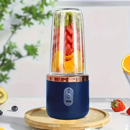 Portable 2-in-1 Juicer | Rechargeable, Compact Food-Grade Cup for Personal & Family Use | 6 Blades, USB Charging | Durable & Easy to Carry | Perfect for Smoothies, Shakes, Iced Drinks | Ideal Gift for Valentine’s, Christmas & Mother’s Day